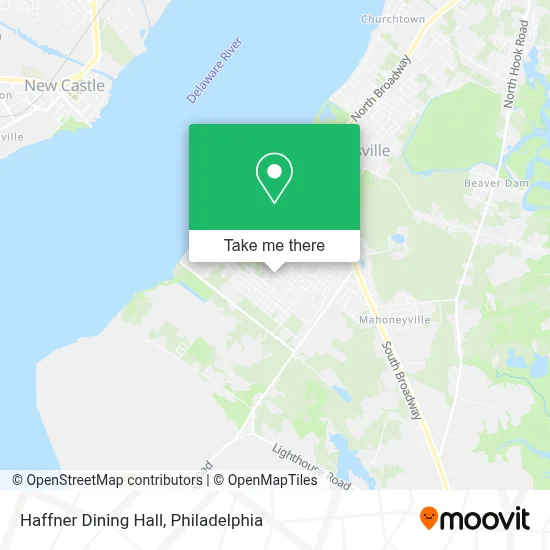 Haffner Dining Hall map