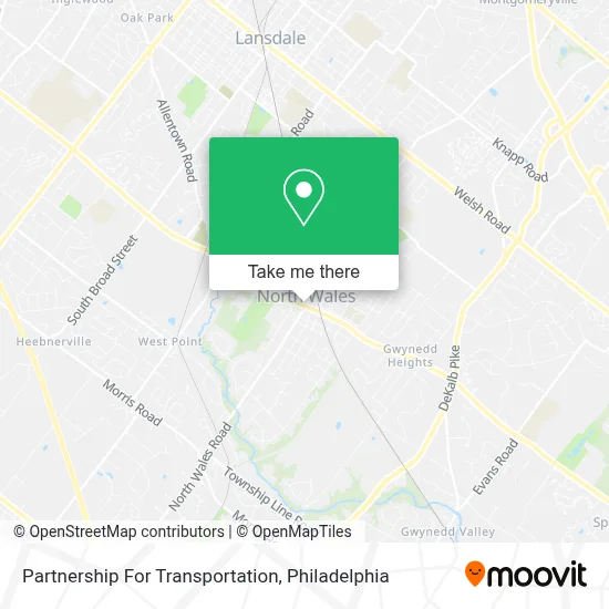 Partnership For Transportation map