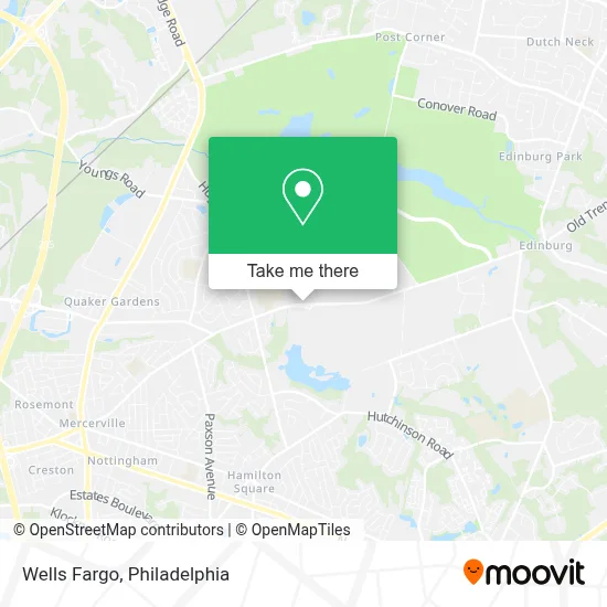 Wells Fargo map