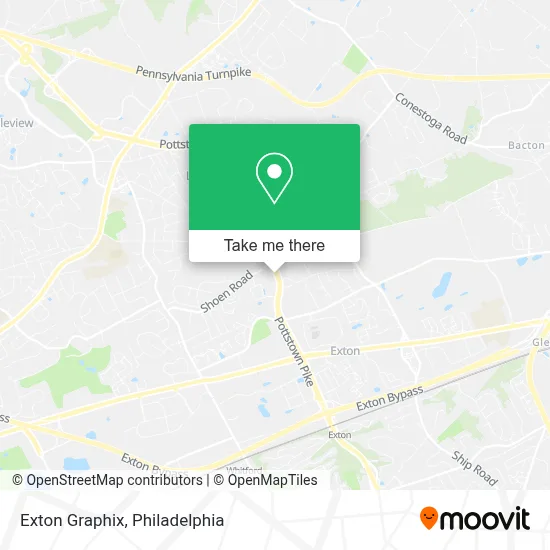 Exton Graphix map