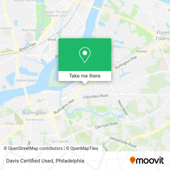 Davis Certified Used map