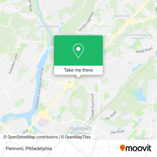 Pennoni map