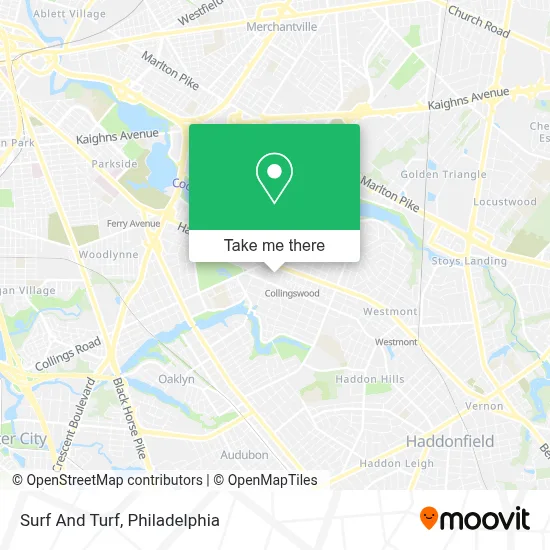 Surf And Turf map