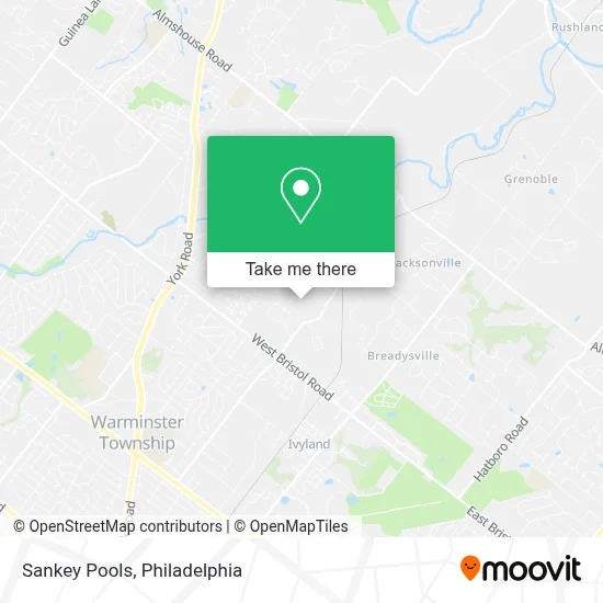 Sankey Pools map