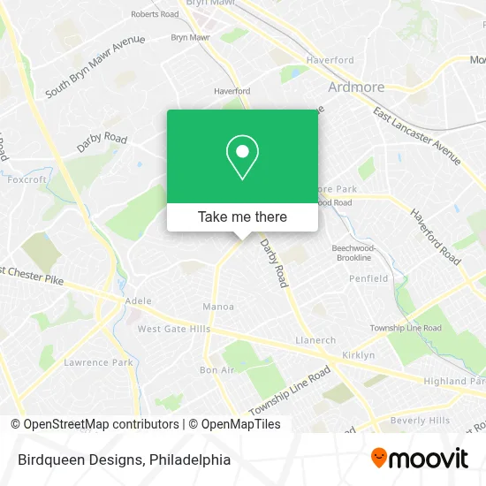 Birdqueen Designs map