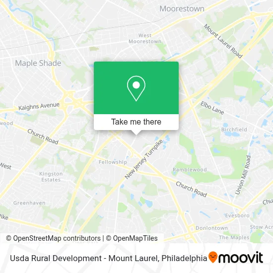 Usda Rural Development - Mount Laurel map