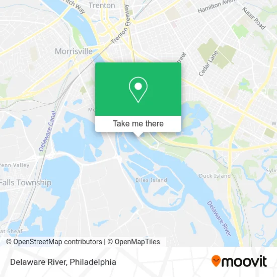 Delaware River map