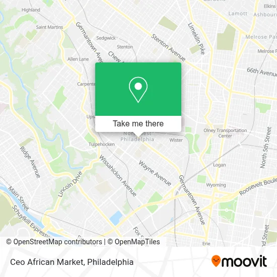 Ceo African Market map
