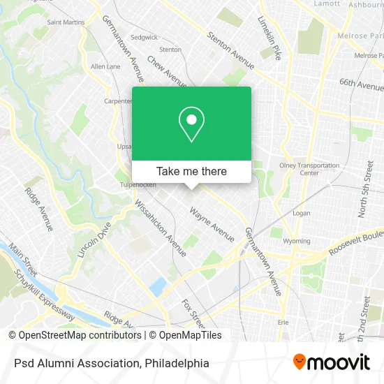 Psd Alumni Association map