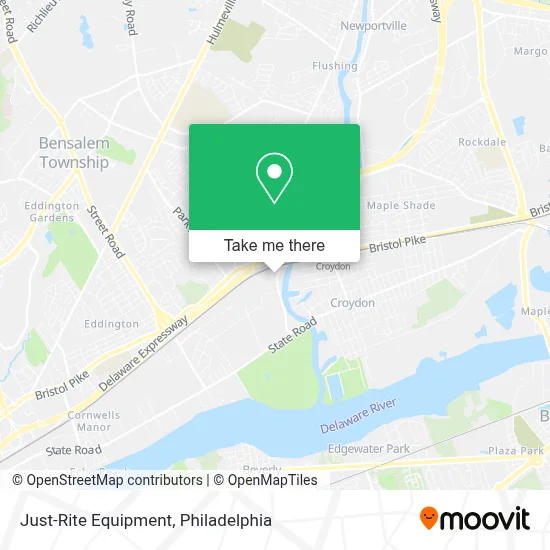 Just-Rite Equipment map