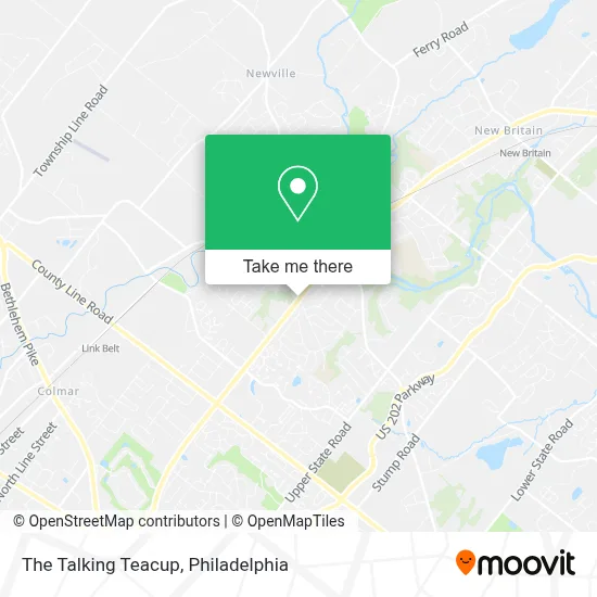 The Talking Teacup map