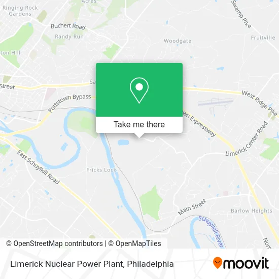 Limerick Nuclear Power Plant map