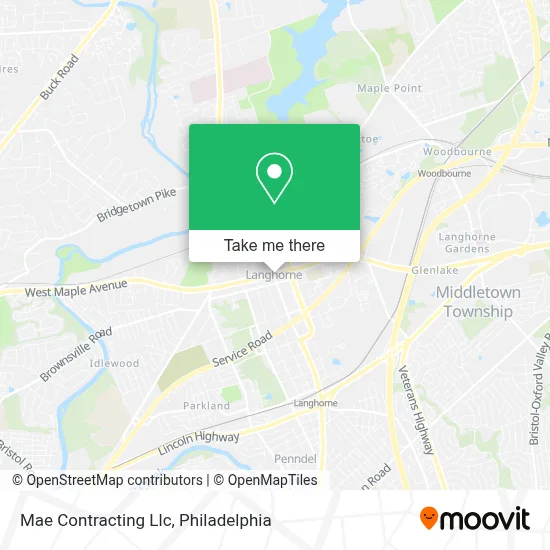 Mae Contracting Llc map