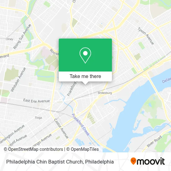 Philadelphia Chin Baptist Church map