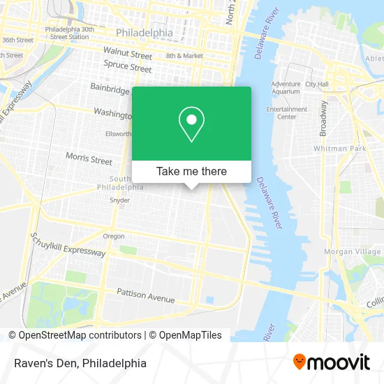 Raven's Den map