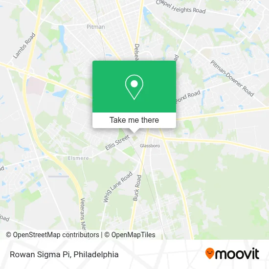 Rowan Sigma Pi map