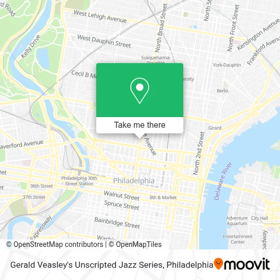 Gerald Veasley's Unscripted Jazz Series map