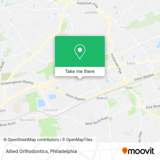 Allied Orthodontics map
