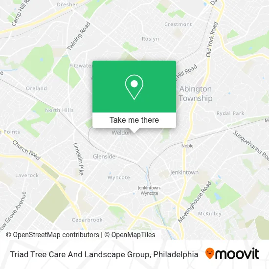 Triad Tree Care And Landscape Group map
