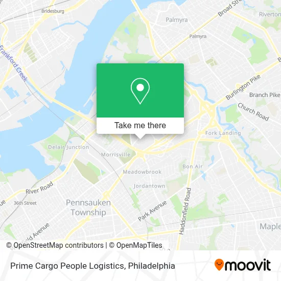 Prime Cargo People Logistics map