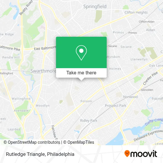 Rutledge Triangle map