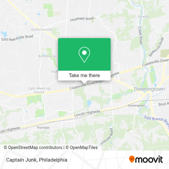 Captain Junk map
