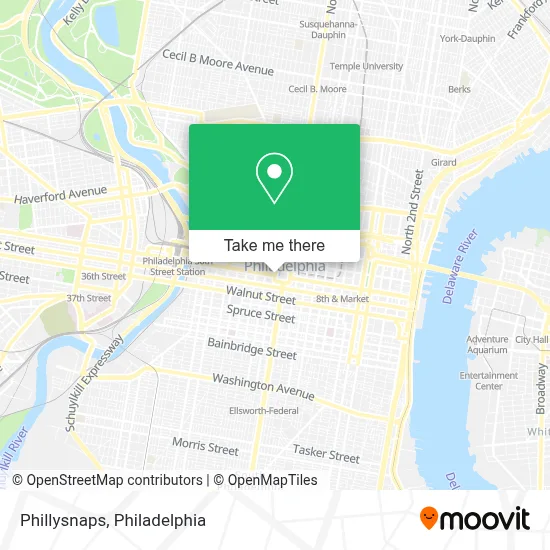 Phillysnaps map