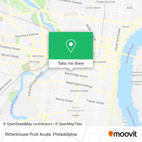 Rittenhouse Post Acute map