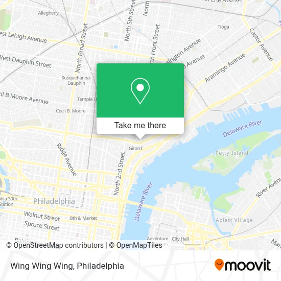 Wing Wing Wing map