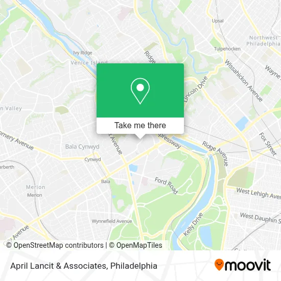 April Lancit & Associates map