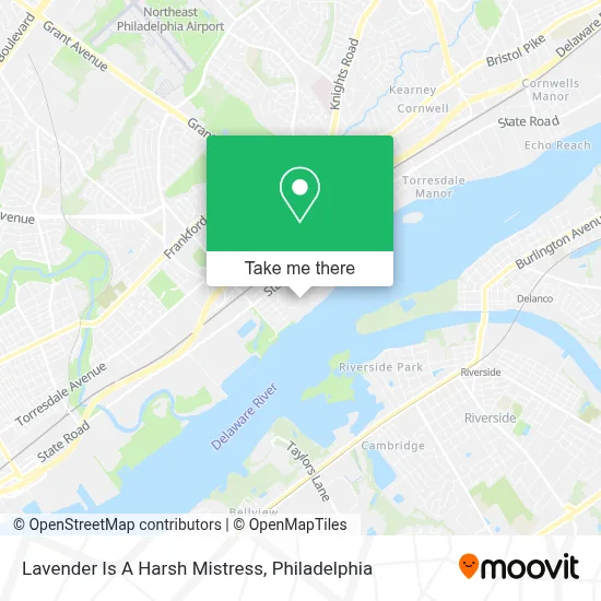 Lavender Is A Harsh Mistress map