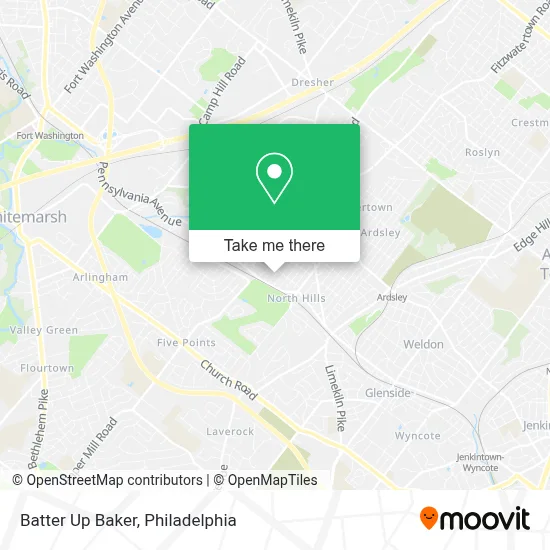 Batter Up Baker map