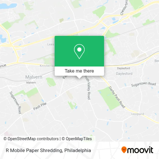 R Mobile Paper Shredding map
