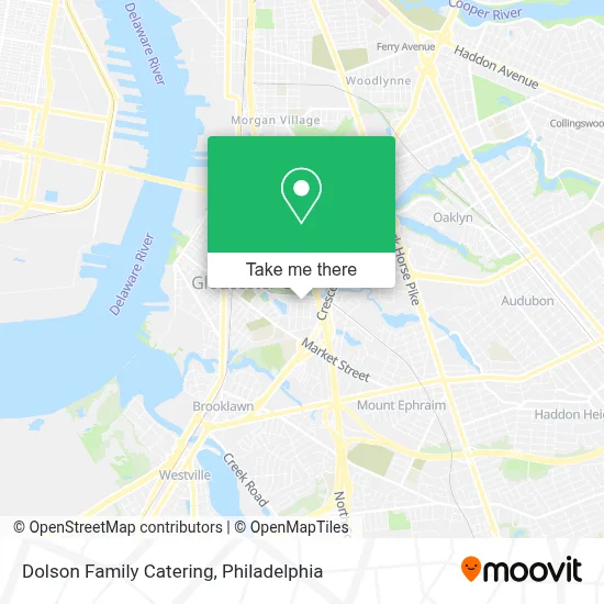 Dolson Family Catering map