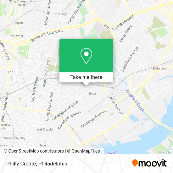 Philly Create map