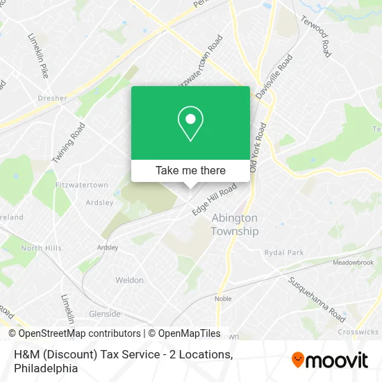 H&M (Discount) Tax Service - 2 Locations map