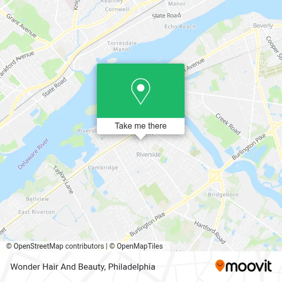 Wonder Hair And Beauty map