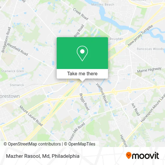 Mazher Rasool, Md map
