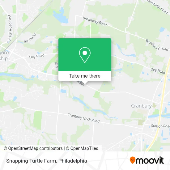Snapping Turtle Farm map