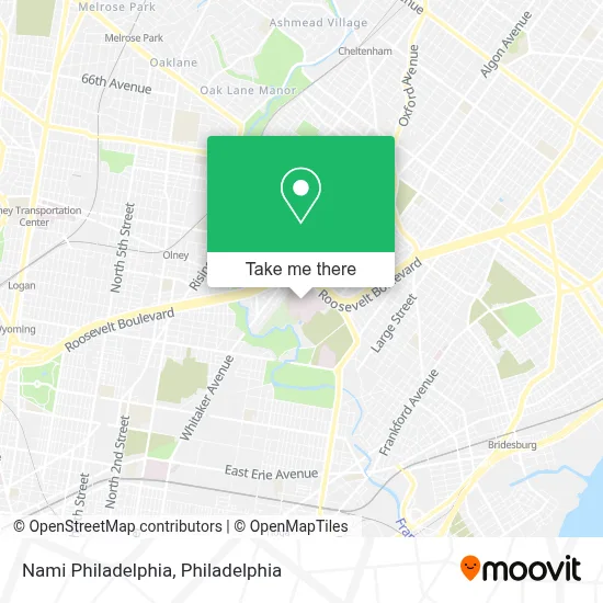Nami Philadelphia map