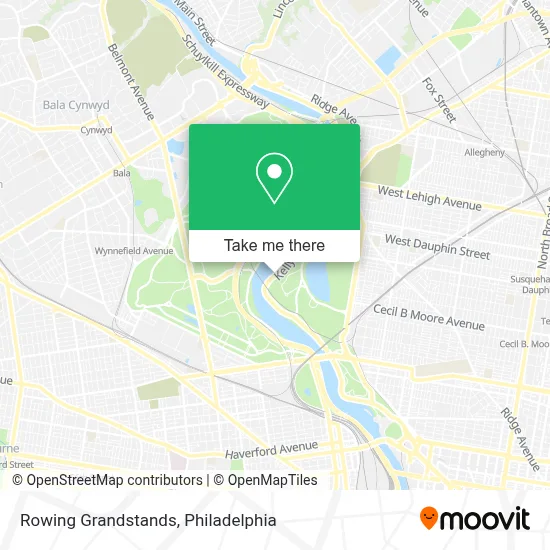 Rowing Grandstands map