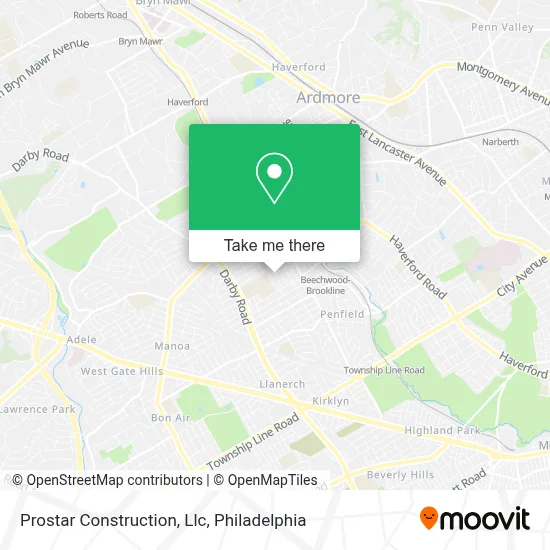 Prostar Construction, Llc map
