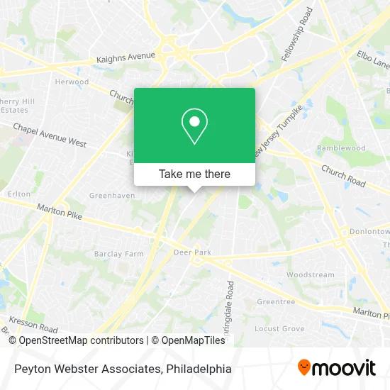 Peyton Webster Associates map