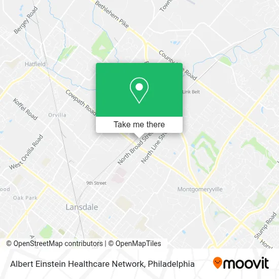 Albert Einstein Healthcare Network map