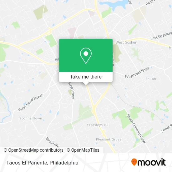 Tacos El Pariente map