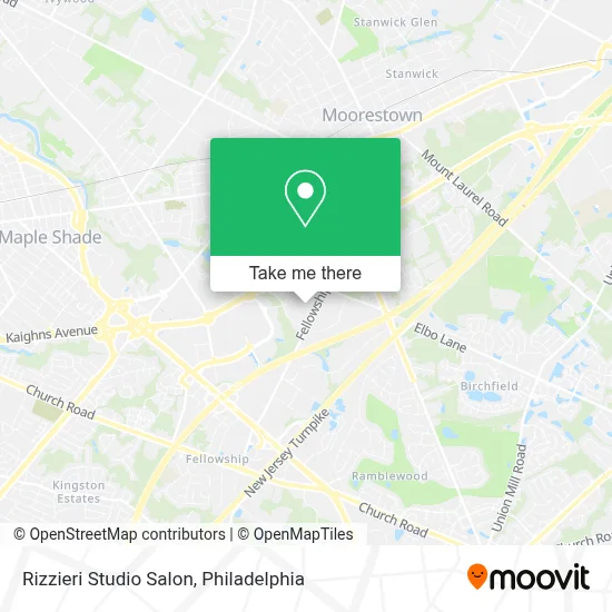 Rizzieri Studio Salon map