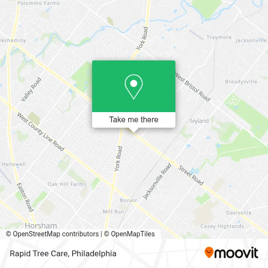 Rapid Tree Care map