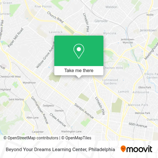 Beyond Your Dreams Learning Center map