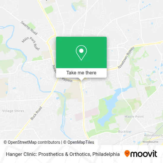 Hanger Clinic: Prosthetics & Orthotics map