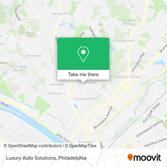 Luxury Auto Solutions map